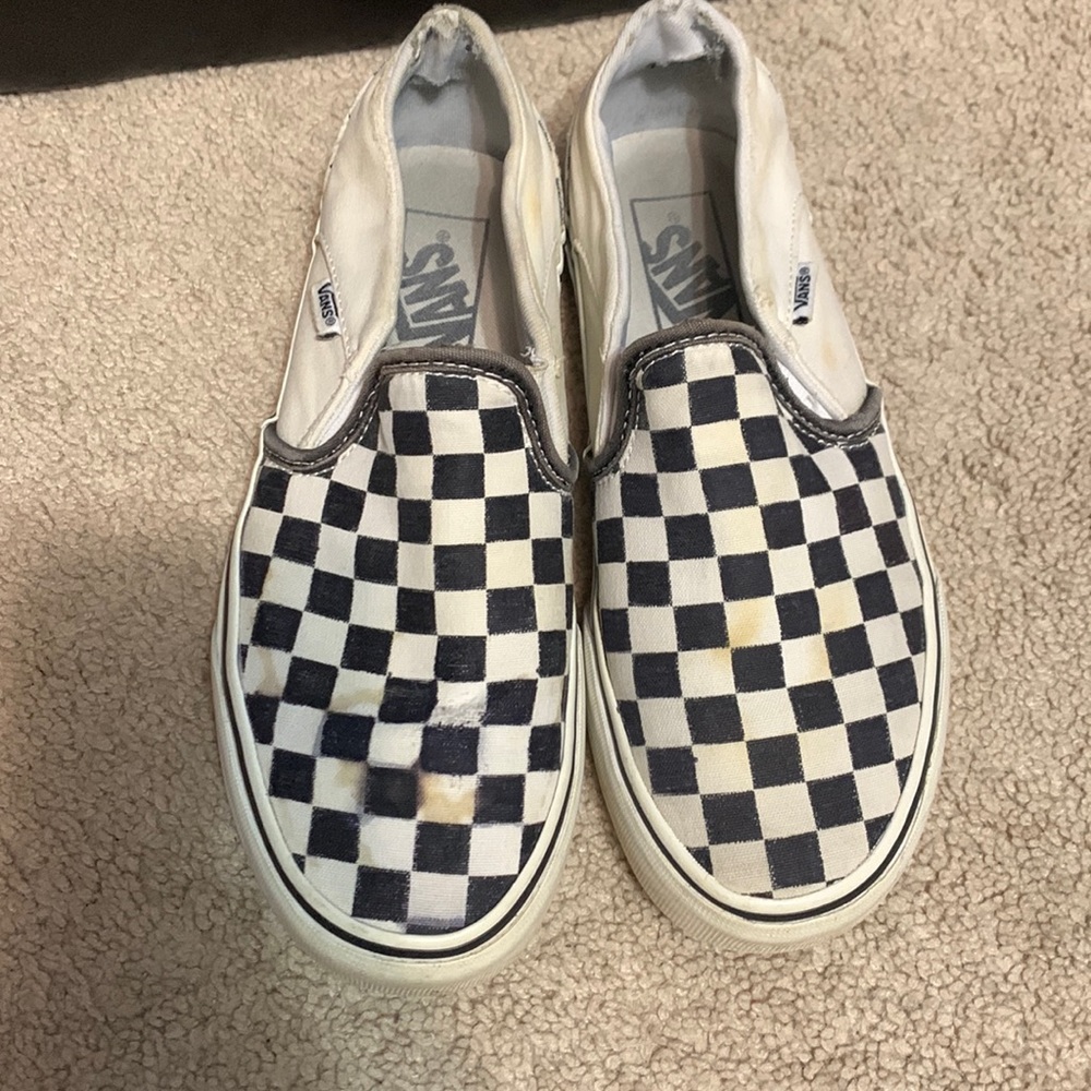 checkered vans